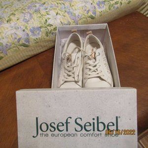 Joseph Seibel white leather sneakers size 38